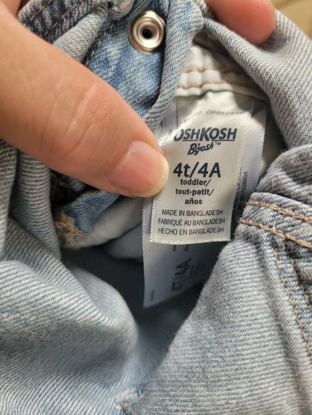 OshKosh B'gosh Light Blue Denim Toddler Overalls